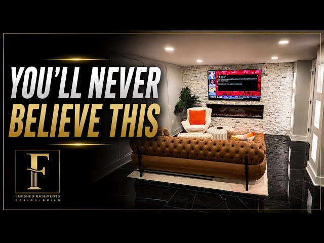 Inside a 2,000 ft² Modern Luxury Basement!
