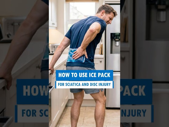 How To Use Ice for Sciatica and Herniated Disc Injury #shorts