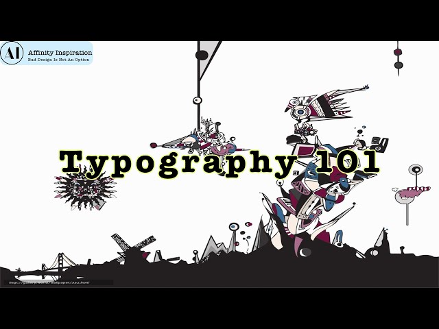 Typography Basics in Just 5 Key Points for Users of Affinity Publisher