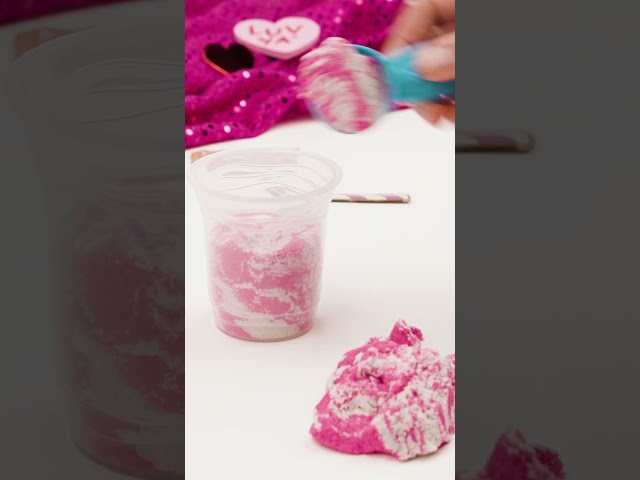 Make a Milkshake out of Kinetic Sand #shorts