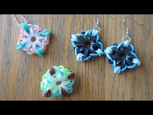 Flower Shower Necklace, Ring, and Earrings (Original Design)
