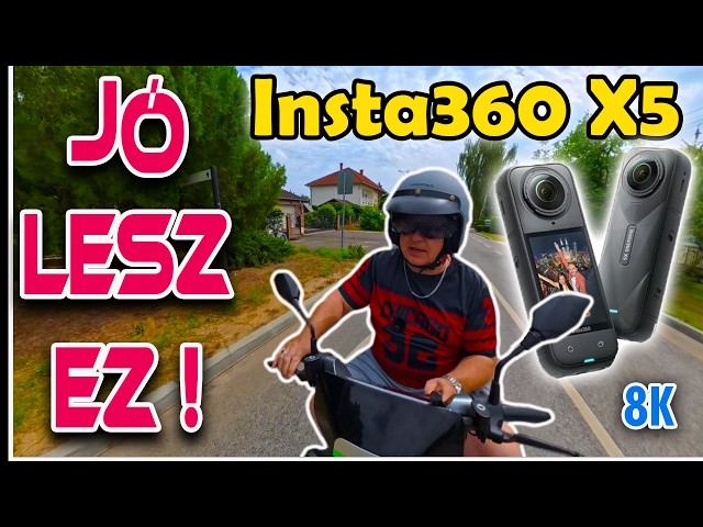 Kamera az űrből. - Insta 360 X5 kibontás, tesztelés. 🎥👍