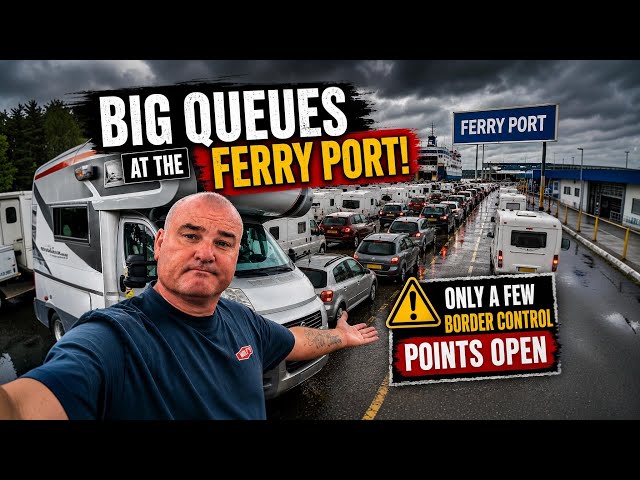 Chaos at the Ferry Port… We Got Separated! 😱
