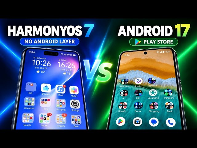 Android 17 vs HarmonyOS 7: The Real Difference in 2026
