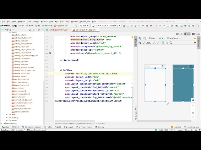 Layout final | Dự án mẫu android FPT Polytechnic