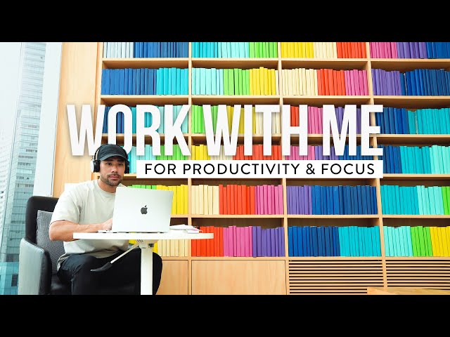 2-HOUR WORK WITH ME / Pomodoro 25-5 Timer / Chill Music For Work, Study, Relaxing