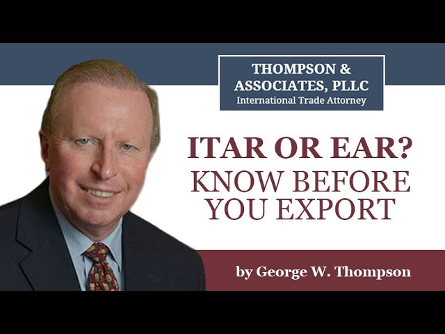 ITAR or EAR? Know Before You Export