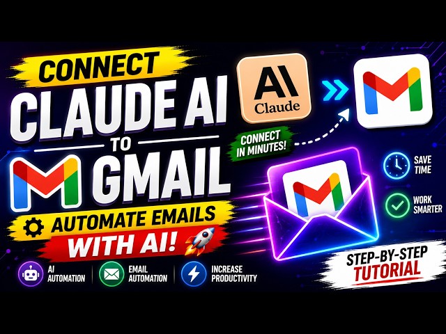 Connect Claude AI to Gmail 🤯 | Automate Emails with AI | Step-by-Step Tutorial.
