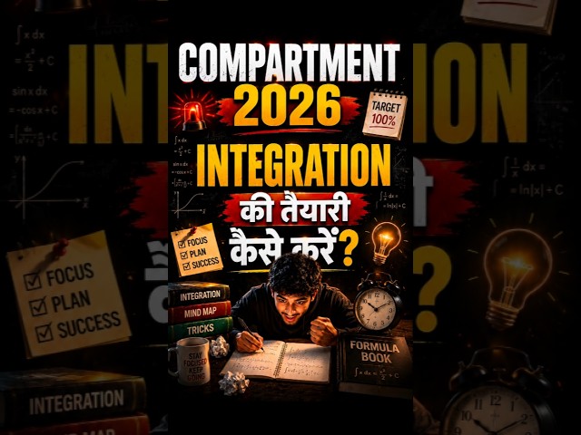 Integration की तैयारी कैसे करें? How to Score Good Marks in Maths Compartment Exam 2026