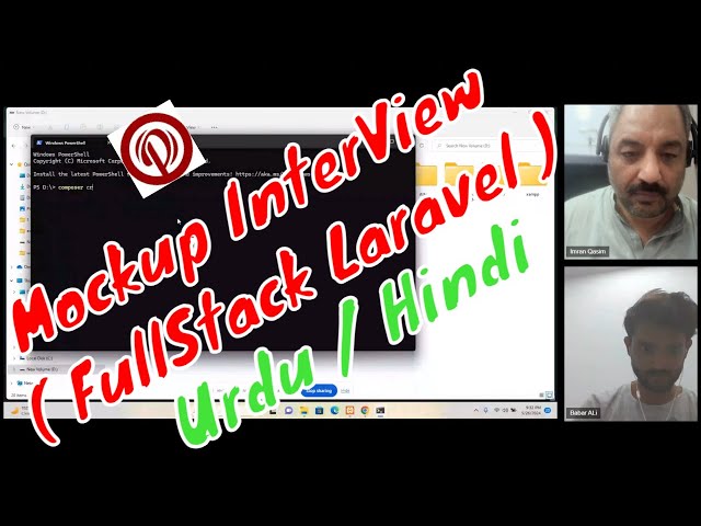 Live Tech Talk in Urdu/Hindi | Mockup Interview ( LARAVEL ) | Babar Ali | @perfectwebsolutions