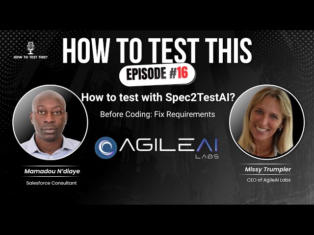 How to test with Spec2TestAI - Missy Trumpler
