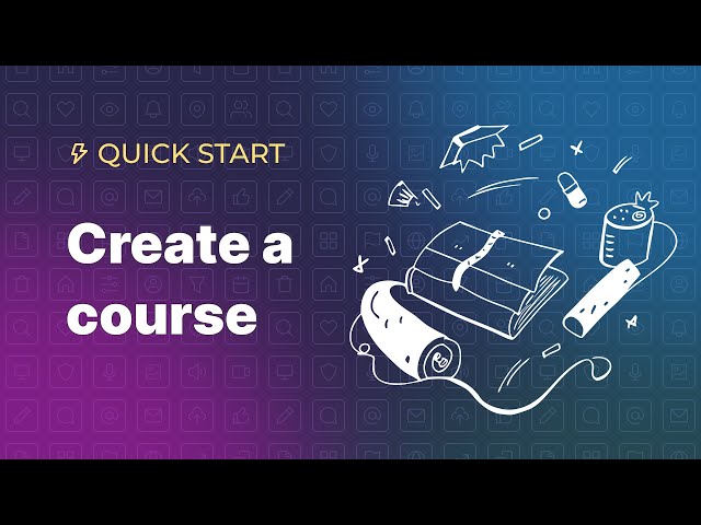 How to create a course on LMS KWIGA