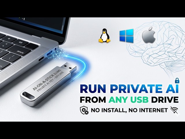 Run Private AI from Any USB Drive – No Install, No Internet