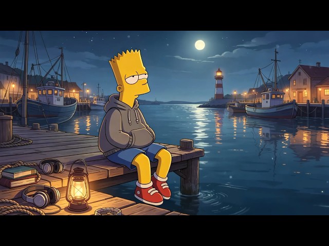 Autumn Harbor Lofi ✨ Peaceful Beats For Your Night Chill