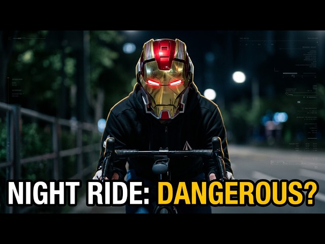 Can You Actually Wear This Iron Man Helmet Mk17 While Riding a Bike?