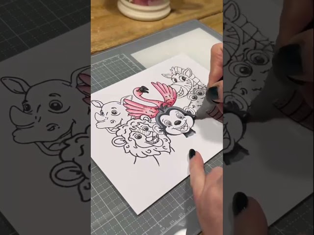 How to Make a Colourful Animal Themed Card for Someone WILD - NEW Animal Madness Collection by Sam!