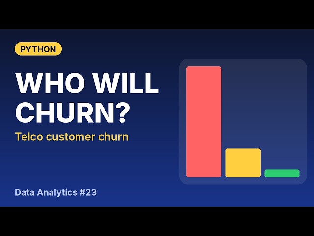 Python Data Analytics #23: Real Customer Churn & Retention Analysis in Python