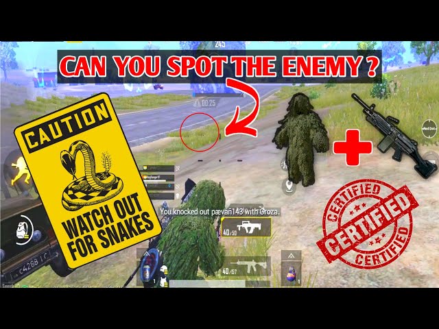 CAN YOU SPOT THE ENEMY ? | CERTIFIED NAAGIN 🐍 | PUBG MOBILE