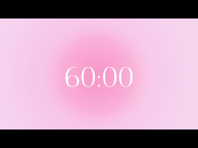 focus study for 1 hour study with me aura timer, pomodoro timer for Study and working Pomodoro timer