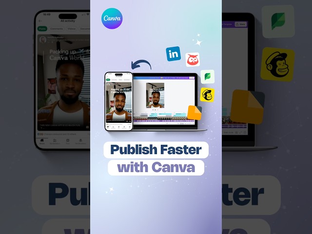 Publish Faster with Canva | New Canva Update