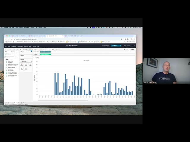Explore Databricks in Tableau.