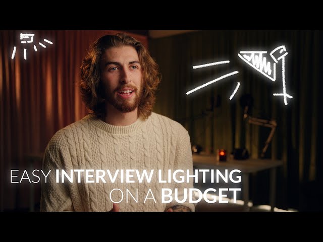 Budget Interview Lighting