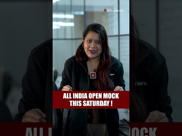 Compete with the best: All India Open Mock Test | #clatpg #lawschool #AllIndiaOpenMock #FreeMockTest