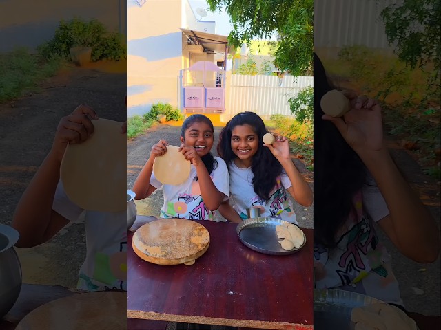 New trick to make round roti !! 😱Tom&Jerry 😁Diyaishwarya #shorts #viralvideo