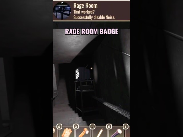 HOW TO GET THE RAGE ROOM BADGE IN THE STAIRWELL #doors #thestairwell