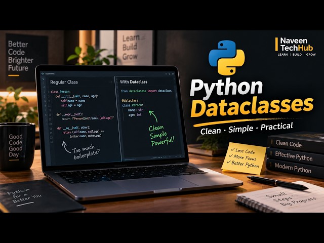 Python Dataclasses Explained | @dataclass Tutorial with Practical Examples
