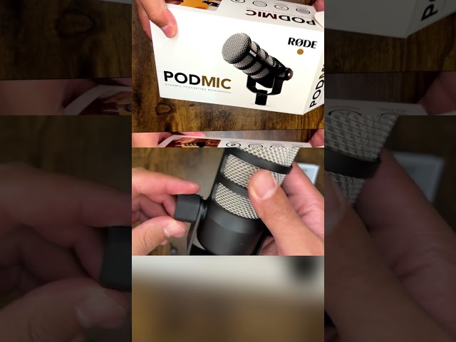 -RODE PODMIC- UNBOXING ASMR