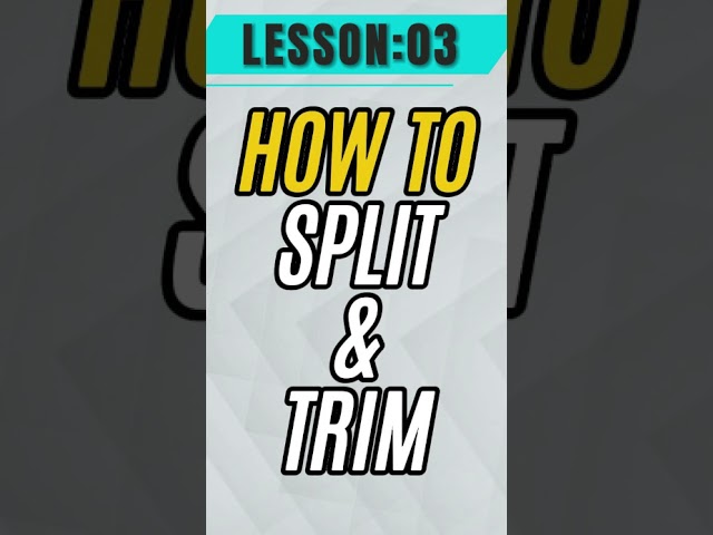 How to Trim and Cut Videos in CapCut Mobile - Lesson 03 CapCut Tutorial #capcut