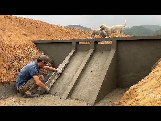 Construction of a 220V mini hydroelectric plant with a unique turbine