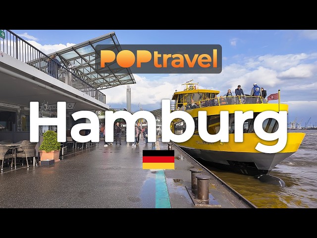 HAMBURG, Germany - Walking Tour - 4K HDR