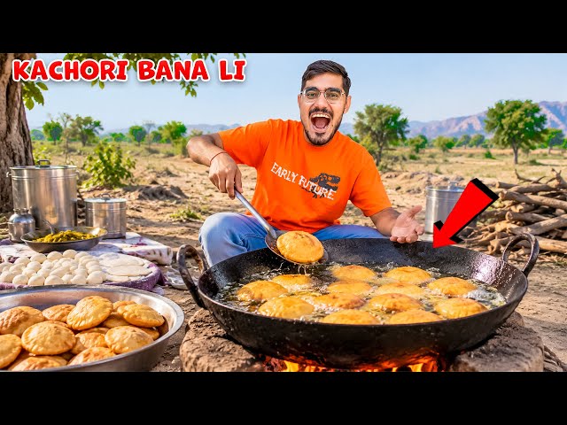 First Time We Made Kachori At Home | हमने घर पे कचौरी बना दी |