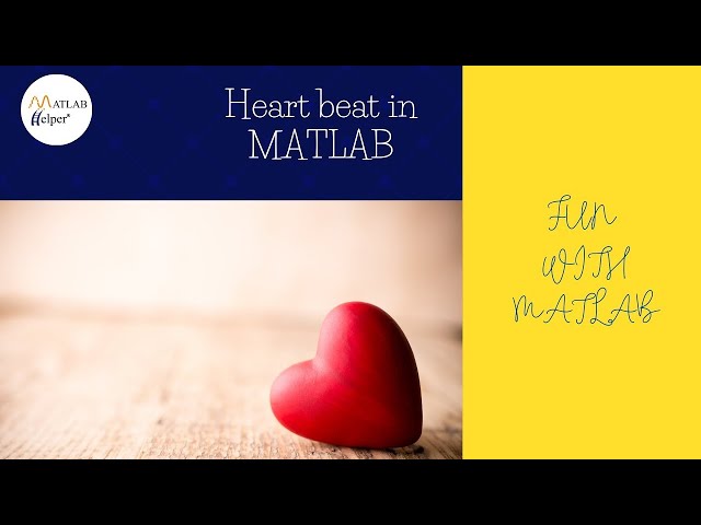 Heart Beat in MATLAB | #FunWithMATLAB | @MATLABHelper
