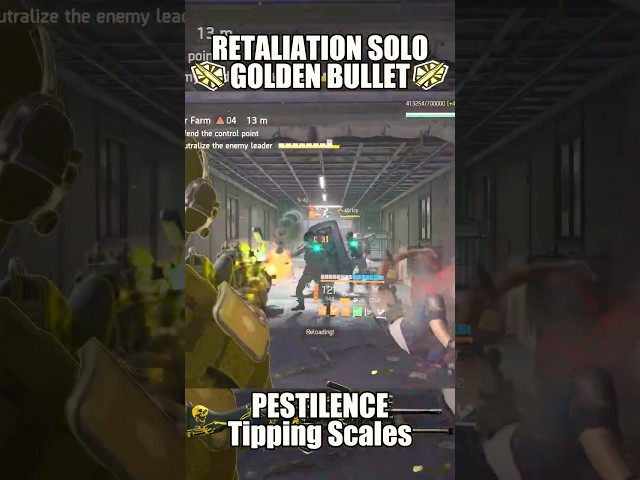 Golden Bullet Made My Pestilence BROKEN 💀 | Solo Retaliation - The Division 2 #shorts