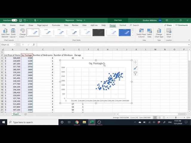 Introduction to Regression in Excel