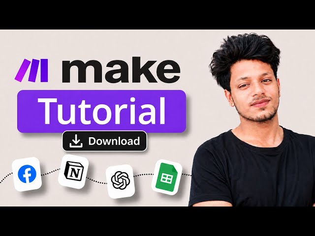 🟧 Make.com Tutorial for Beginners | Make.com automation | Make.com tutorial | AI automation