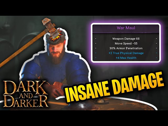 INSANE ONE SHOT WARMAUL in Dark and Darker | AndySlaps