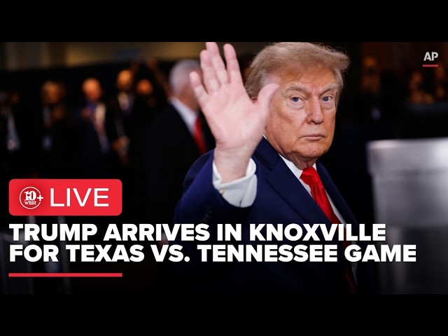 Watch Live: President Donald Trump has arrived on Rocky Top for UT showdown