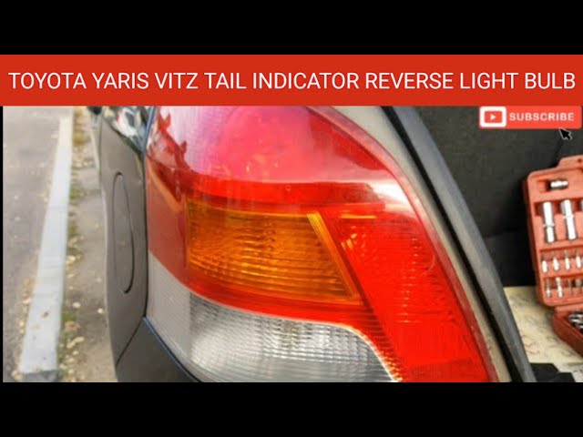 Toyota Yaris Vitz Tail Light Bulb, Indicator Light Bulb and Reverse Light Bulb Change || Toyota Vitz