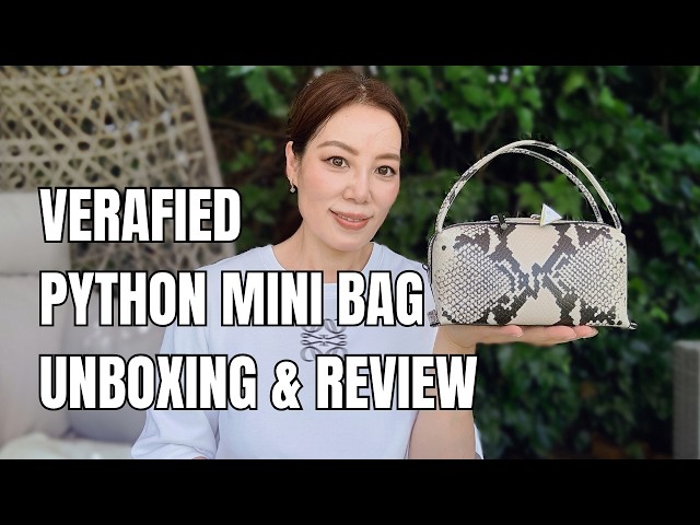 VERAFIED Python CAFE Mini Bag Unboxing & Indepth Review plus What Fits 👜 + OOTDs