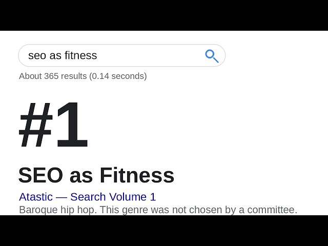 SEO Is a Habit, Not a Project: Consistent Reps Beat Sprints | Daily SEO Song #1
