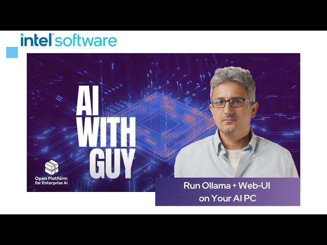 Run Ollama + Web-UI on Your AI PC | AI With Guy