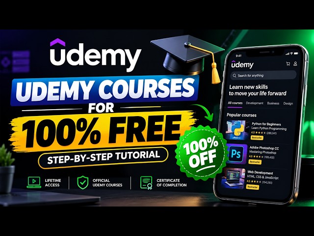 How to Register any course on udemy for free