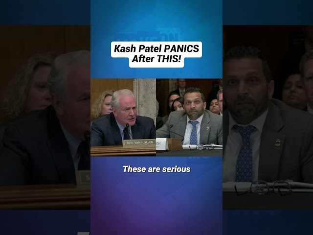 Kash Patel PANICS After THIS!