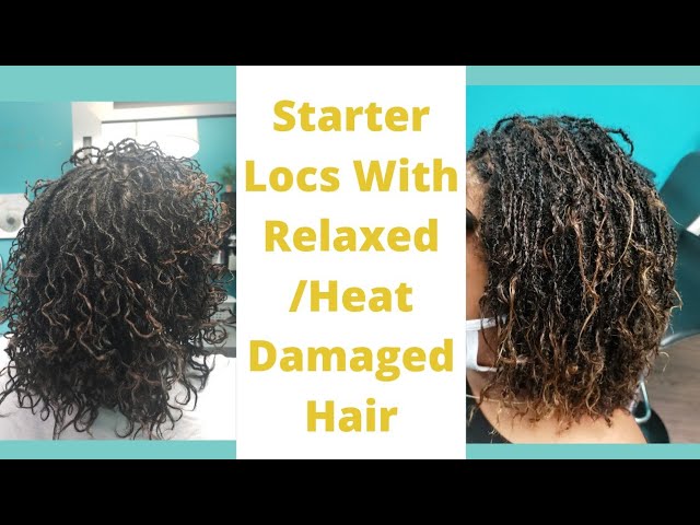 Starting Locs With Relaxed/ Heat Damaged Hair: Here's What To Expect