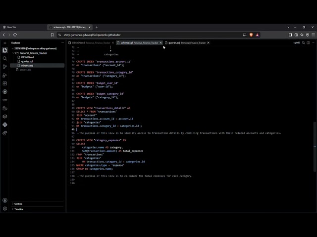 CS50 SQL : personal finance tracker | final project 
