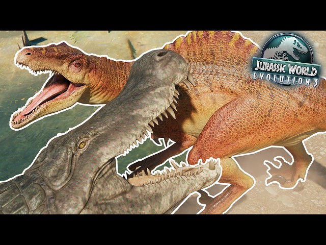 GIANT CROC BATTLE ROYALE!!! | Battle Royale | Jurassic World Evolution 3